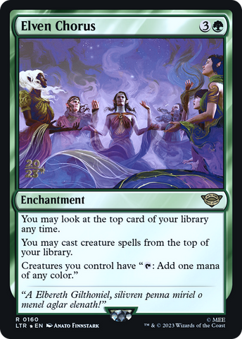 Elven Chorus [The Lord of the Rings: Tales of Middle-Earth Prerelease Promos]