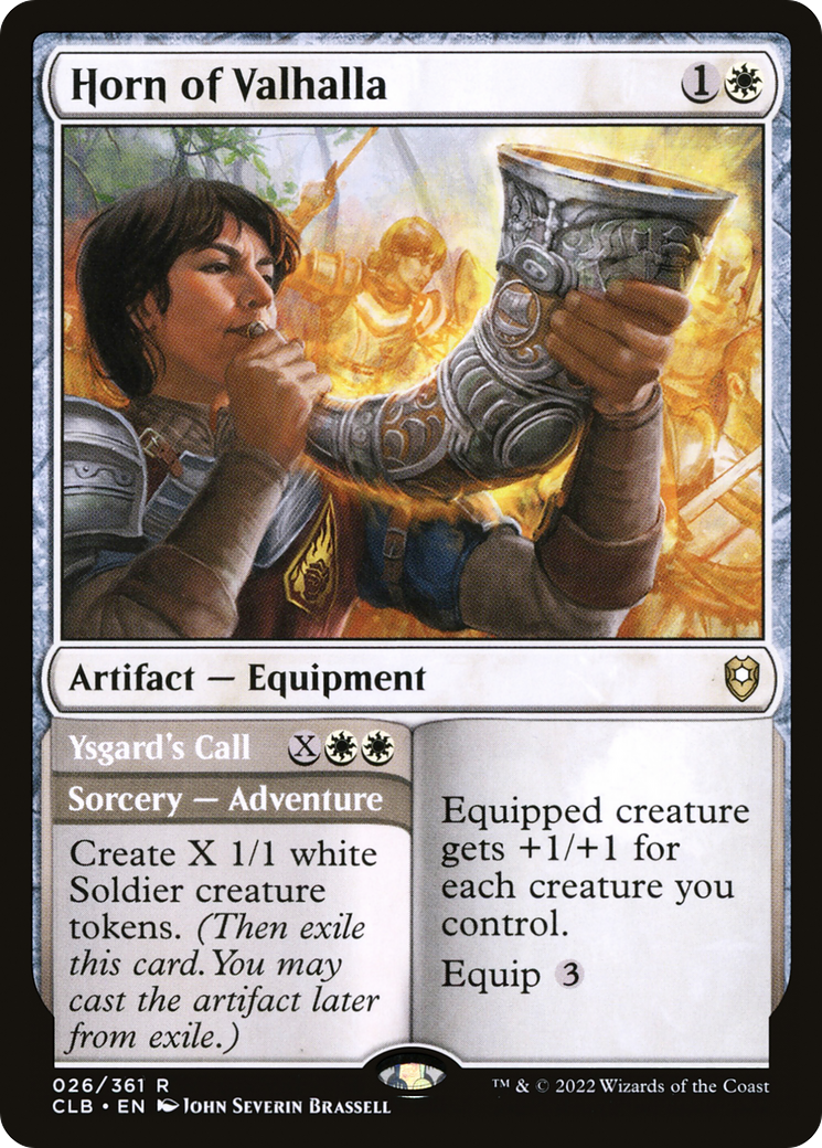 Horn of Valhalla // Ysgard's Call [Commander Legends: Battle for Baldur's Gate]