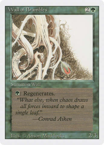 Wall of Brambles [Revised Edition]