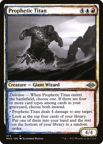 Prophetic Titan (Sketch) [Modern Horizons 2]