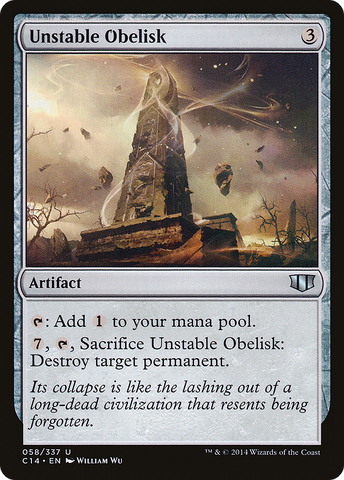 Unstable Obelisk [Commander 2014]