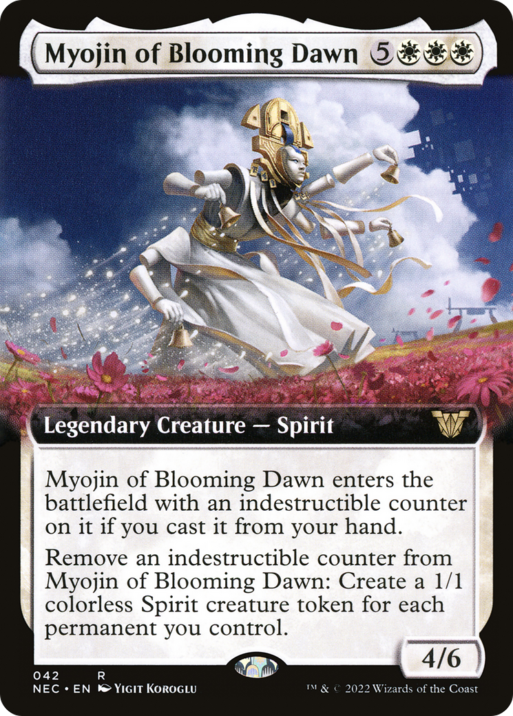 Myojin of Blooming Dawn (Extended) [Kamigawa: Neon Dynasty Commander]