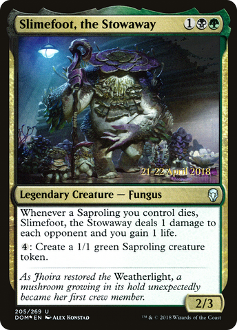Slimefoot, the Stowaway  [Dominaria Prerelease Promos]