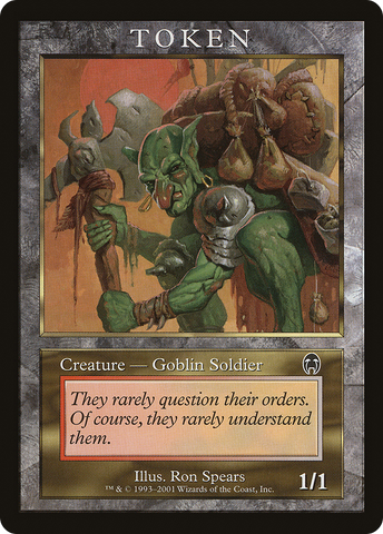 Goblin Soldier [Magic Player Rewards 2001]