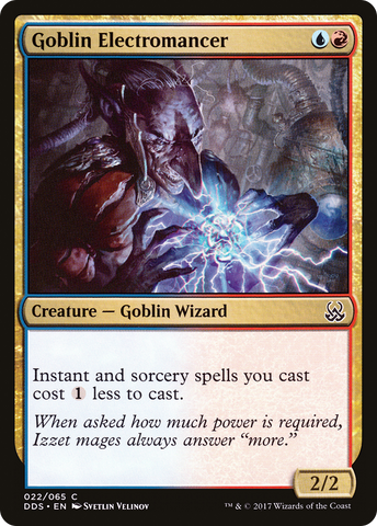 Goblin Electromancer [Duel Decks: Mind vs. Might]