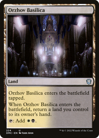 Orzhov Basilica [Dominaria United Commander]