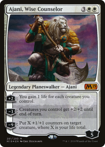 Ajani, Wise Counselor [Core Set 2019]