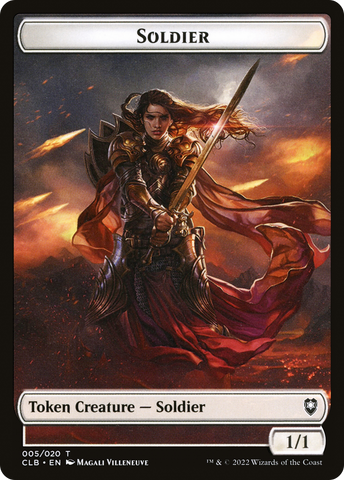 Soldier Token [Commander Legends: Battle for Baldur's Gate Tokens]