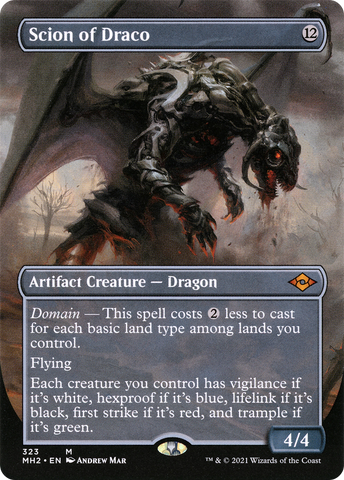 Scion of Draco (Borderless Alternate Art) [Modern Horizons 2]