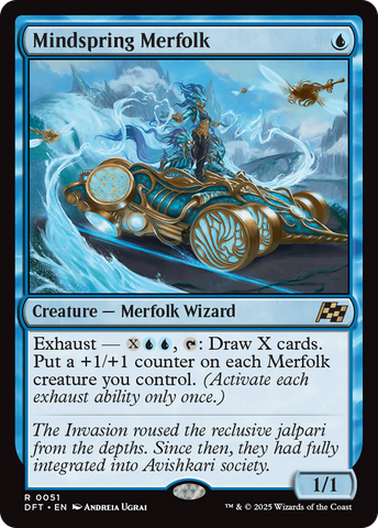 Mindspring Merfolk [Aetherdrift]