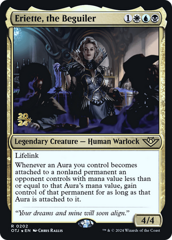 Eriette, the Beguiler [Outlaws of Thunder Junction Prerelease Promos]