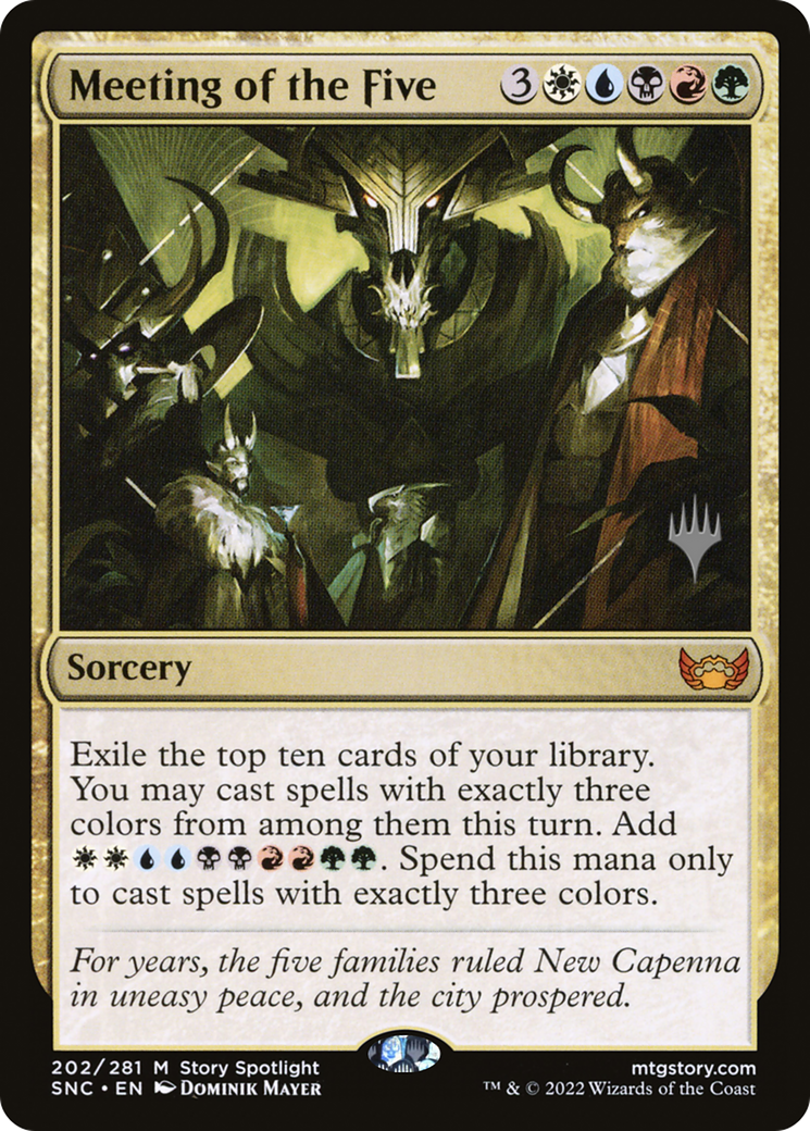 Meeting of the Five (Promo Pack) [Streets of New Capenna Promos]