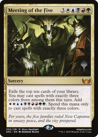 Meeting of the Five (Promo Pack) [Streets of New Capenna Promos]