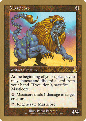 Masticore (Kai Budde) [World Championship Decks 1999]