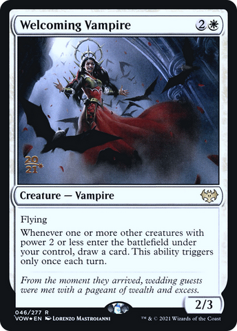 Welcoming Vampire [Innistrad: Crimson Vow Prerelease Promos]