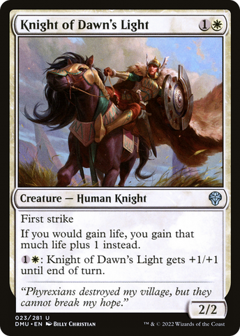 Knight of Dawn's Light [Dominaria United]