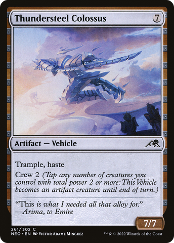 Thundersteel Colossus [Kamigawa: Neon Dynasty]