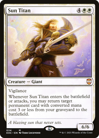 Sun Titan [Kaldheim Commander]