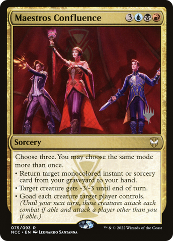 Maestros Confluence (Promo Pack) [Streets of New Capenna Commander Promos]