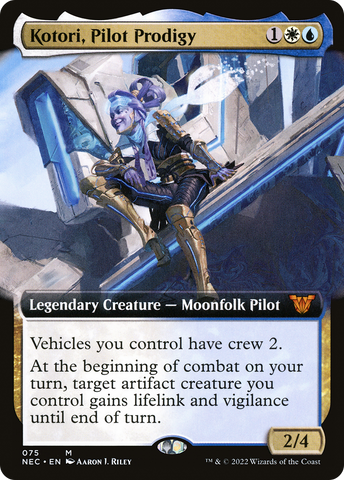 Kotori, Pilot Prodigy (Extended) [Kamigawa: Neon Dynasty Commander]