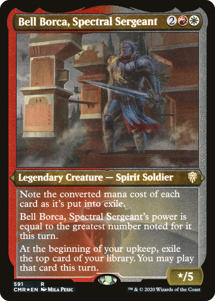 Bell Borca, Spectral Sergeant [Commander Legends Etched]