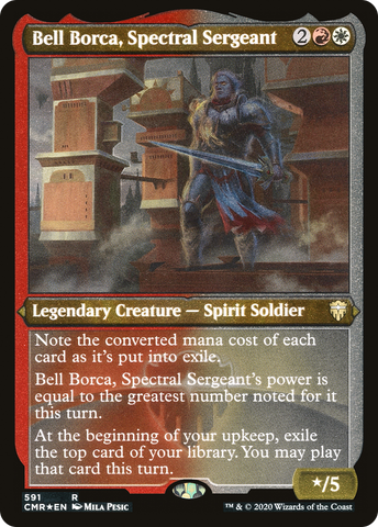 Bell Borca, Spectral Sergeant [Commander Legends Etched]