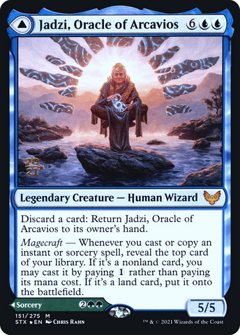Jadzi, Oracle of Arcavios // Journey to the Oracle [Strixhaven: School of Mages Prerelease Promos]
