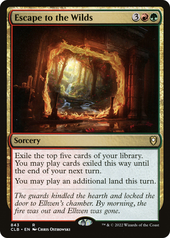 Escape to the Wilds [Commander Legends: Battle for Baldur's Gate]