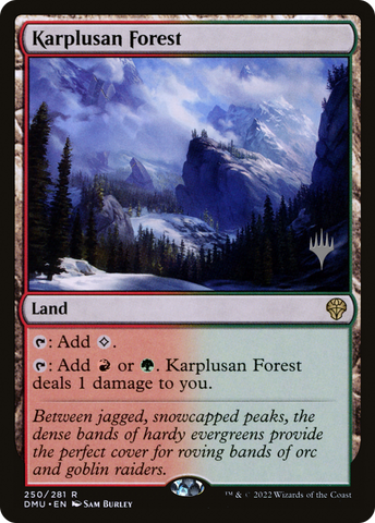 Karplusan Forest (Promo Pack) [Dominaria United Promos]