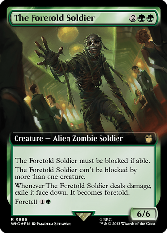 The Foretold Soldier (Extended Art) (Surge Foil) [Doctor Who]