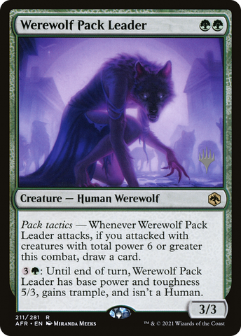Werewolf Pack Leader (Promo Pack) [Dungeons & Dragons: Adventures in the Forgotten Realms Promos]