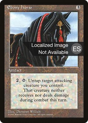 Ebony Horse [Fourth Edition Foreign Black Border]