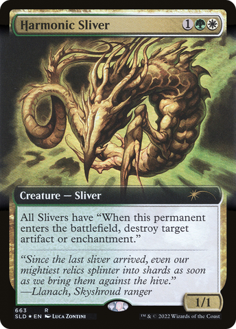 Harmonic Sliver (Extended Art) [Secret Lair Drop Promos]