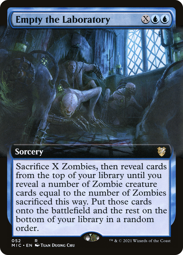 Empty the Laboratory (Extended) [Innistrad: Midnight Hunt Commander]