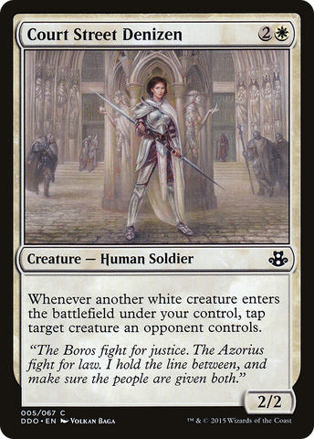 Court Street Denizen [Duel Decks: Elspeth vs. Kiora]