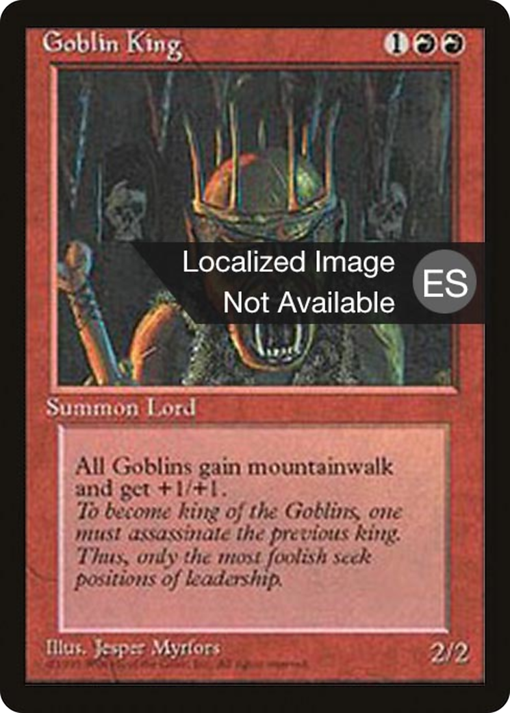 Goblin King [Fourth Edition Foreign Black Border]