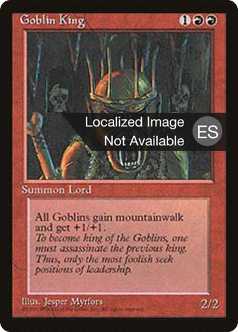 Goblin King [Fourth Edition Foreign Black Border]