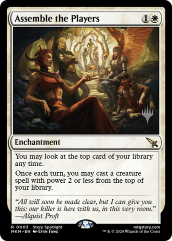 Assemble the Players (Promo Pack) [Murders at Karlov Manor Promos]