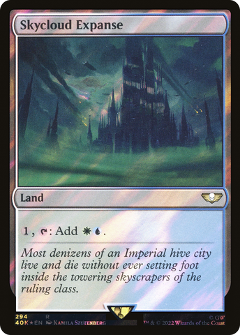 Skycloud Expanse (Surge Foil) [Universes Beyond: Warhammer 40,000]
