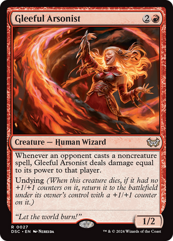Gleeful Arsonist [Duskmourn: House of Horror Commander]