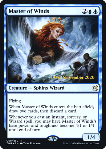Master of Winds  [Zendikar Rising Prerelease Promos]