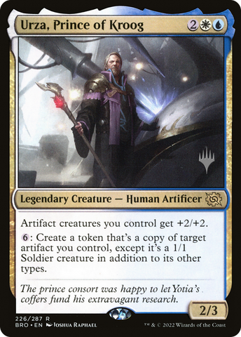 Urza, Prince of Kroog (Promo Pack) [The Brothers' War Promos]