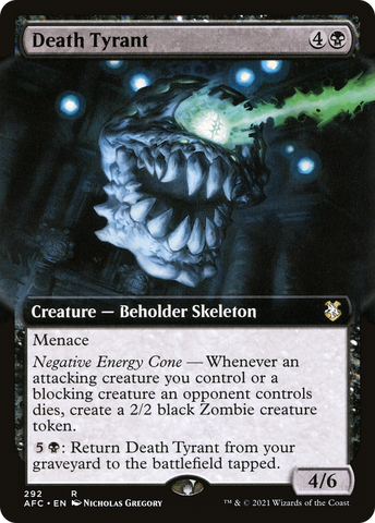 Death Tyrant (Extended) [Dungeons & Dragons: Adventures in the Forgotten Realms Commander]