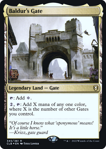 Baldur's Gate [Commander Legends: Battle for Baldur's Gate Prerelease Promos]