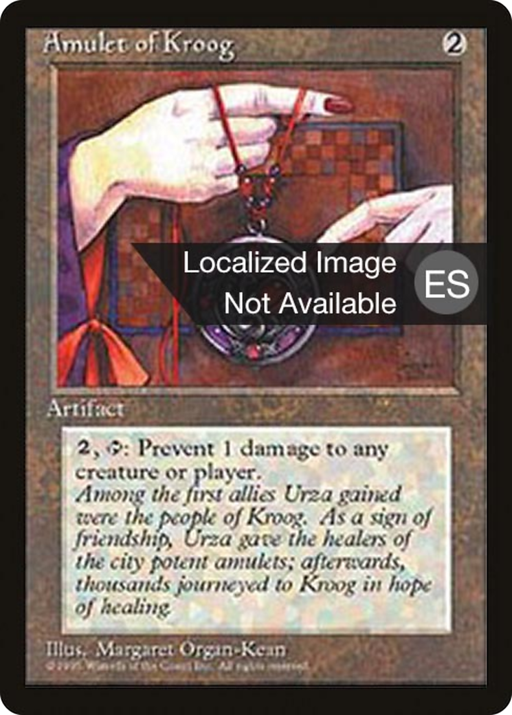 Amulet of Kroog [Fourth Edition Foreign Black Border]