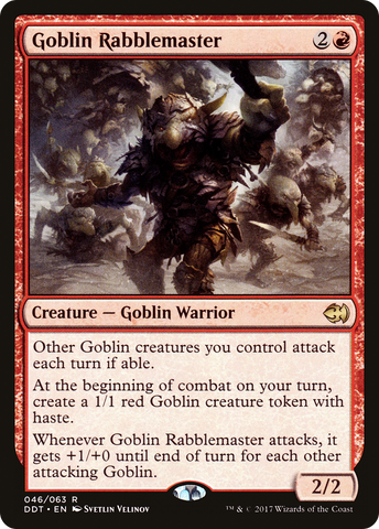 Goblin Rabblemaster [Duel Decks: Merfolk vs. Goblins]