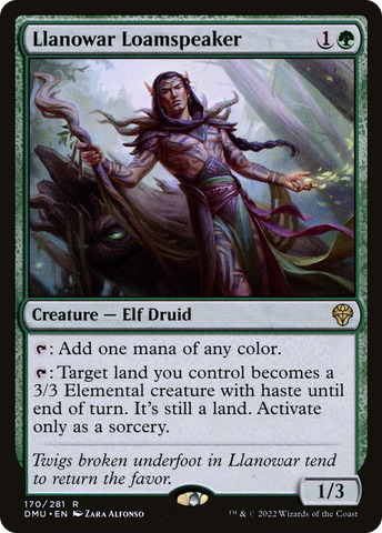 Llanowar Loamspeaker [Dominaria United]