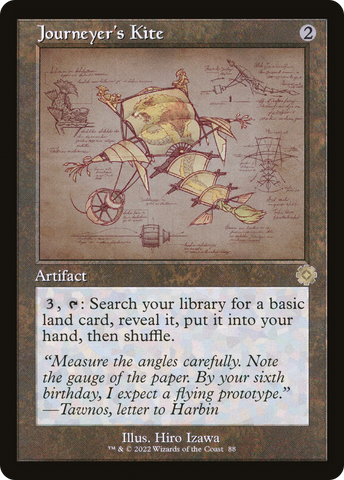 Journeyer's Kite (Retro Schematic) [The Brothers' War Retro Artifacts]