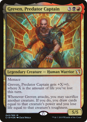 Greven, Predator Captain [Commander 2019]