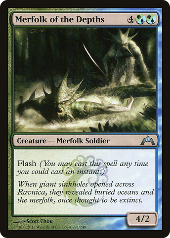Merfolk of the Depths [Gatecrash]